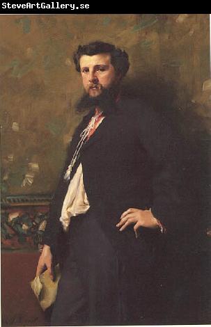 John Singer Sargent Portrait of French writer Edouard Pailleron